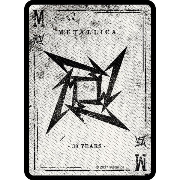 METALLICA - Dealer Card Patch Aufnäher