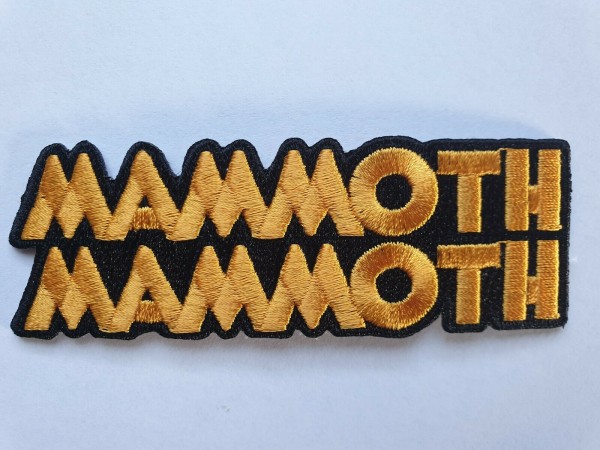 MAMMOTH MAMMOTH - Patch Aufnäher Logo gestickt 10x4cm