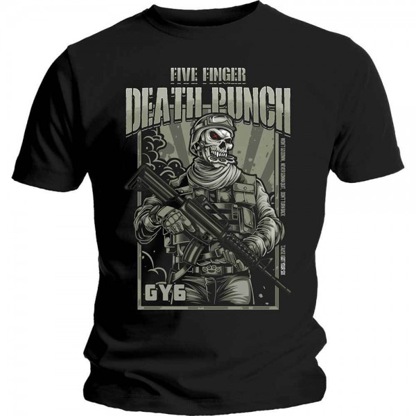 FIVE FINGER DEATH PUNCH - War Soldier T-Shirt