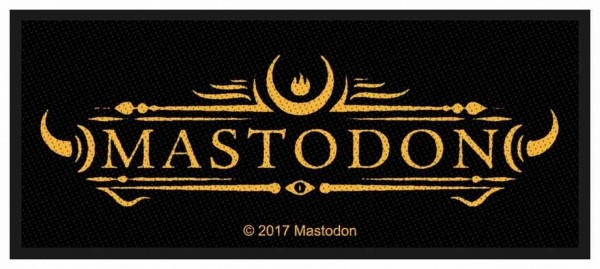 MASTODON - Logo Patch Aufnäher