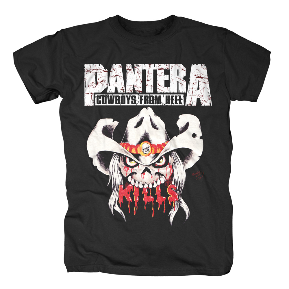 Pantera Cfh Kills Cowboys From Hell T Shirt Metal And Rock Shirts